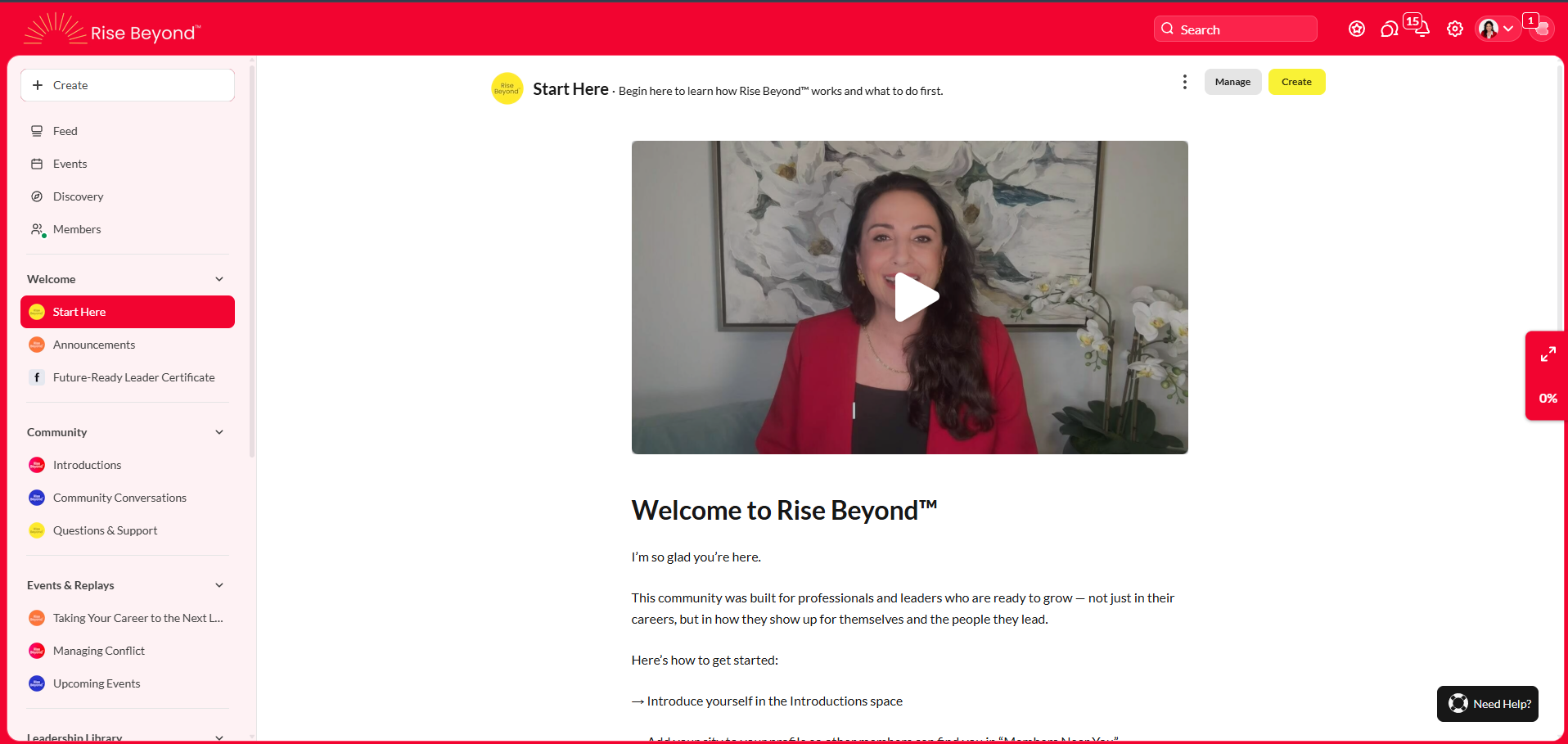 Rise Beyond™ community shown on laptop and mobile