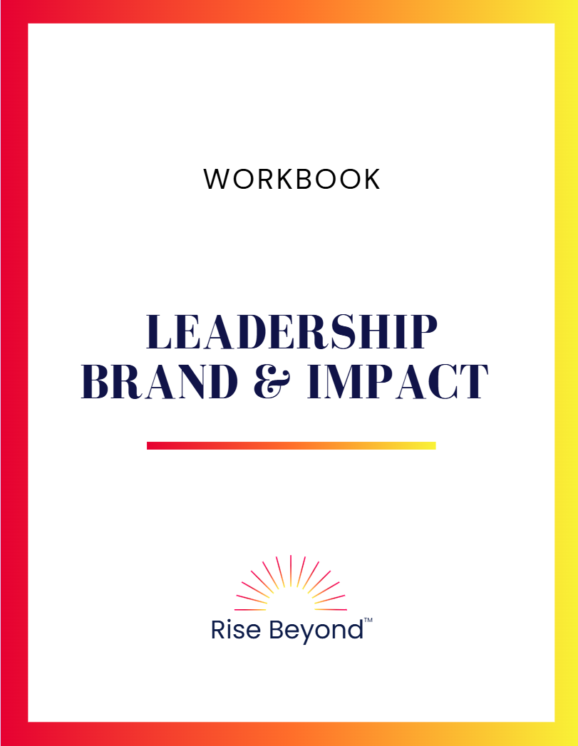 Leadership Brand & Impact Workbook cover